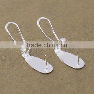 Wholesale jewelry brass fingernail earring posts component