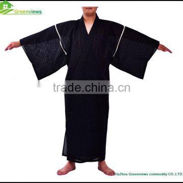 Japanese style men kimonos robes men pyjamas cheap kimono bathrobe pajamas housecoat GVXF0006