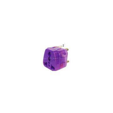 Wonpro Universal travel adapter w/ US NEMA1-15R receptacle series (WAD series in purple)