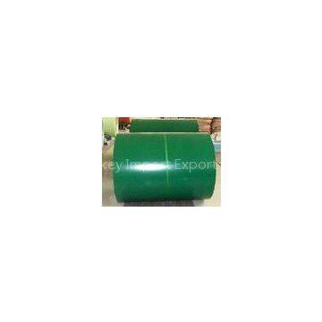 0.5mm Green Prepainted Galvalume Steel Coils Excellent Thickness Tolerance Control