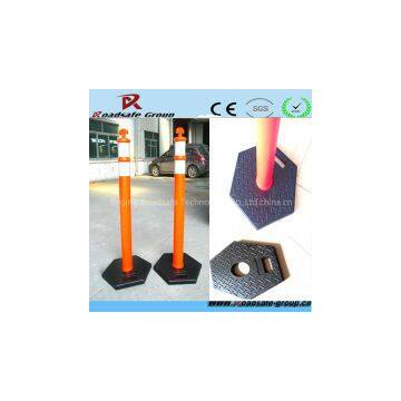 spring post > T Spring Post > 2014New style high reflective EVA+Rubber Traffic barrier Post