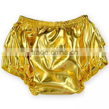 Festive Metallic Gold Bloomers,bubble Baby Girl Bloomers M5112004 photo-2