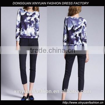 China wholesale women t shirt digital printing fashionable