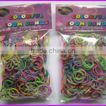 DIY elastic band 600pcs/bag colorful latex rubber band