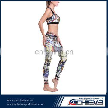 Mesh Insert Women Yoga Pants,Compression Pants photo-2
