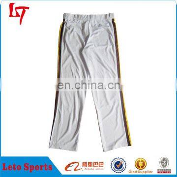 Cheap Custom Blank White Baseball Pants/Wholesale Sports Pants photo-2