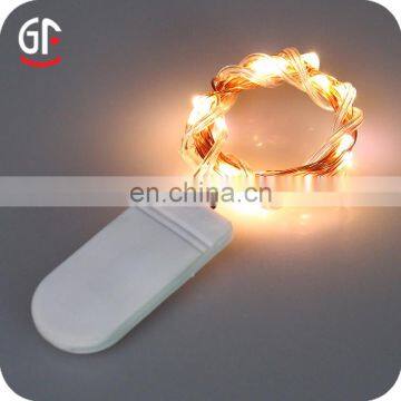 Weedding Decor Battery Case Star Shaped Copper String Lights