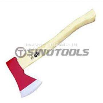 Axe With Wooden Handle