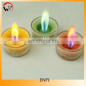 cup shape candles decorated