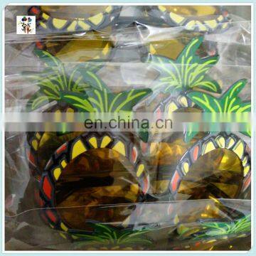 Yellow Lens Fancy Dress Beach Hawaiian Party Pineapple Sunglasses HPC-0630