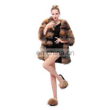 Phnom Penh Fox fur Women fox fur coat/winter warm fur coat/fox fur coat luxury customized italy fox fur coat