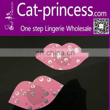 Lip breast ladies nipple cover for sale