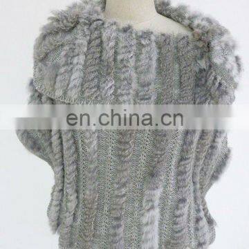 ladies knitted mink fur coat