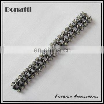 baroque design rhinestone chain trimming