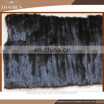 100% Real Dyed Mink Tail Fur Plate For Garments