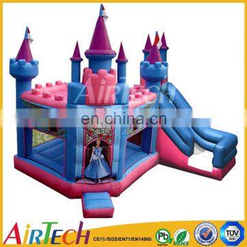 PVC Tarpaulin combo castle with slide, PVC combo