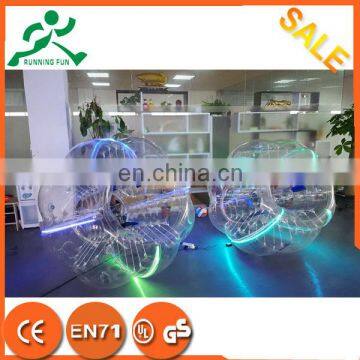 2016 CE 100% PVC/TPU LED soccer bumper ball price, bubble balls, bubble for sale