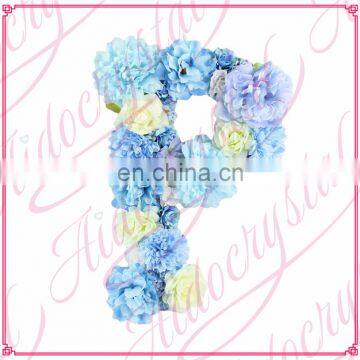 Aidocrystal Baby Girl Birthdays Flower Letter Monogram Home Decor