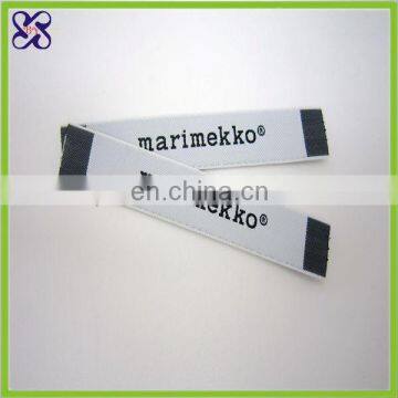 high quality custom label clothing/woven garment label