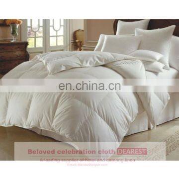 wholesale hotel white plain duck feather down quilt duvet