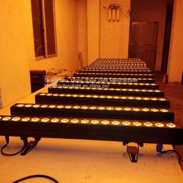 18PCS RGBWA+UV 6in1 High Power Color Wash Indoor Led Wall Washer for Wedding Party Garden Decoration