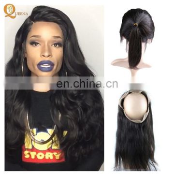 Straight Human Hair 360 Lace Frontal Vendor Distributors Brazilian Hair 360 Lace Frontal Closure