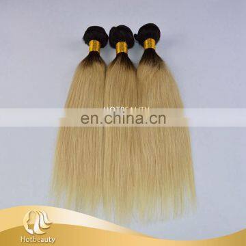 Peruvian virgin human hair blonde hair, straight blonde