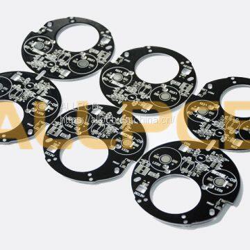 Custom pcb black solder mask,low volume cheap pcb