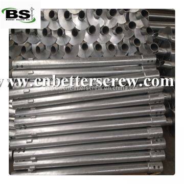 Round Helical Screw Anchors Ground