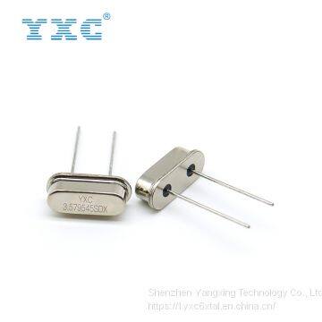 passive component crystal resonator hc-49 3.579545mhz quartz crystal