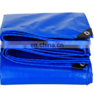 Tarpaulin polyethylene plastic sheet with 6 black bands 4m x 6m