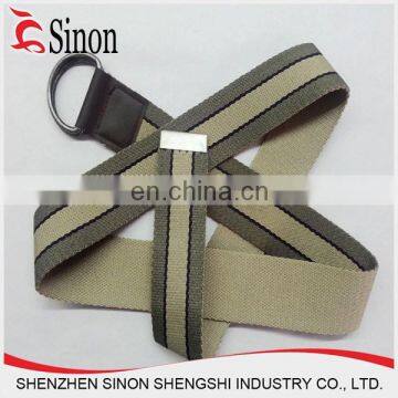 china maker military canvas fancy belt buckle elastic belt