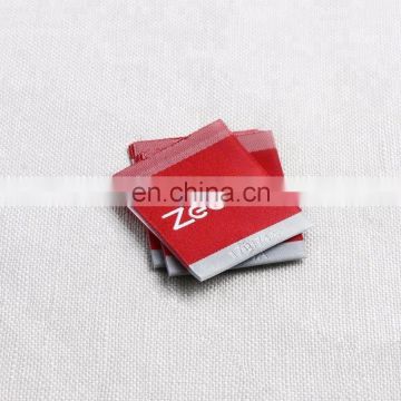 Custom New design soft pvc garment clothing labels