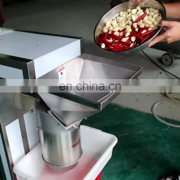 Industrial vegetable cutting machine ginger garlic paste making machine