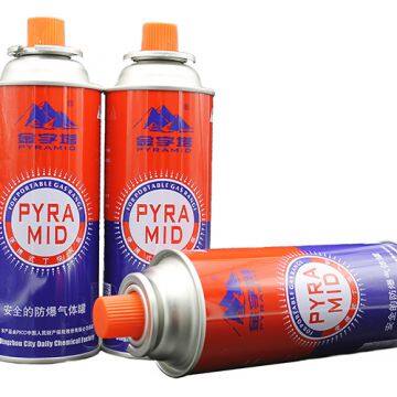 Straight-wall Tinplate Aerosol Can butane gas cartridge for portable gas stove with cheap price high quality