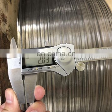 1.4301 stainless steel flat wire 1.5 x 12 mm