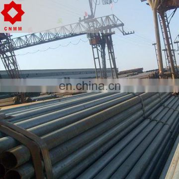 top quality iron price black round metal carbon erw steel pipe