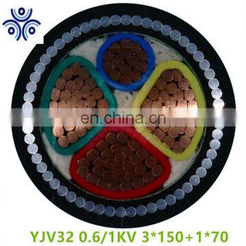 Low voltage 0.6/1kv copper/alumium xlpe insulated armoured 4 core 95mm power cable