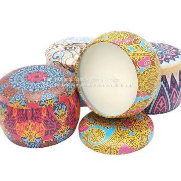 Traditional Design Outdoor Soy Wax Scented Tin Candle Jar Candle