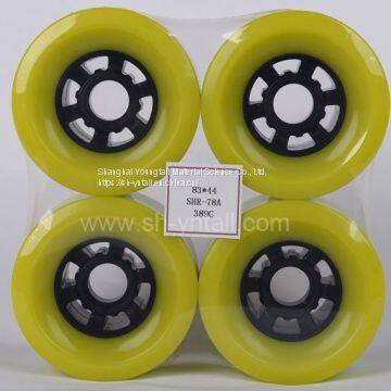 pu wheels for skate board 83*44   customized pu pulley for skate board