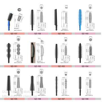 3d 4d Fiber Lash Disposable Silicone Plastic Black Eyebrow Mascara Tube Brush Wands Bottle Packaging de Soldar Buceo Waterproof With Cap for Eyelash Extensions