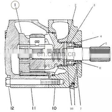 Loader Cartridge Group 973 Vane Pump Parte Cartridge Kit 1U0532 Cartridge Vane Pump