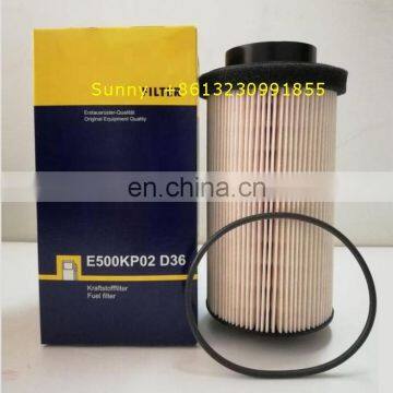 Diesel engine fuel filter E500KP02 D36 A5410900151 for excavator