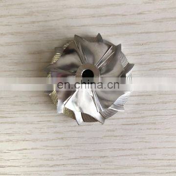 GT14 433287-0004 32.97/44.01mm 6+6 blades  turbo milling /aluminum 2618/billet compressor wheel for 454082-0002/454083-0002