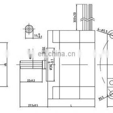 24V BLDC Motor Brushless DC Motor BMM747M photo-3