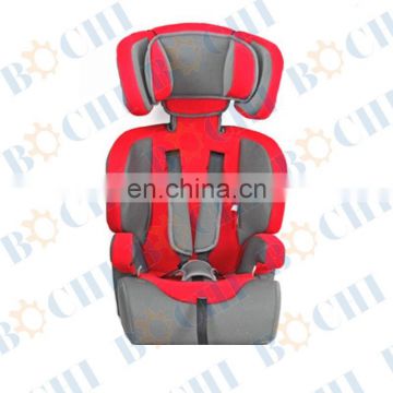 High performance HDPE baby car seat with red in grey