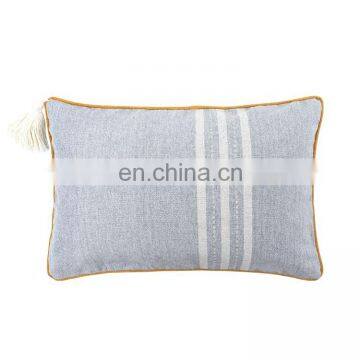 Wholesale Pillow Cover Home Decor Decorative Throw Pillowcase With White Tassel photo-4