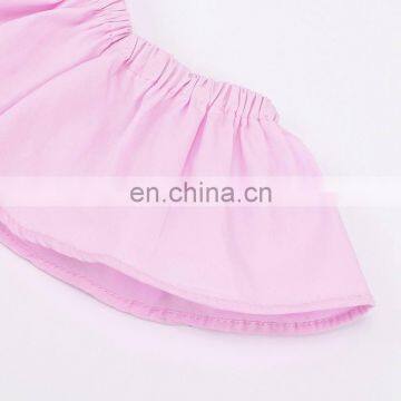 Usa Clothing Boutique Summer Girls off Shoulder Top With Ripped Jeans Pants and Headband 3pcs Girl Clothing Sets photo-6