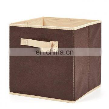 Colorful Door Fabric Gray Opening Front Toys Foldable Cloths Storage Box With Lid