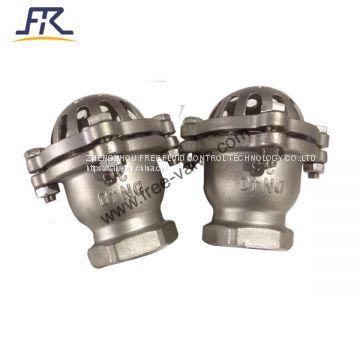 Stainless Steel Bottom Valve Lift Check Valve Flange Foot Valve for chemical industry